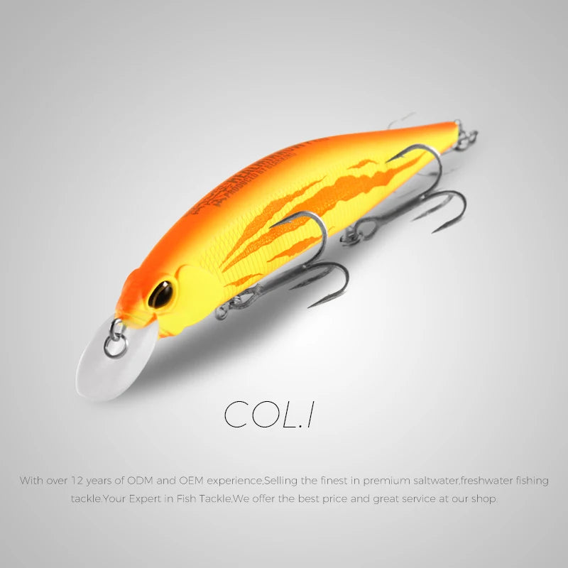 12cm 18g / 4.72in 0.63oz Jerkbait for Bass & Pike