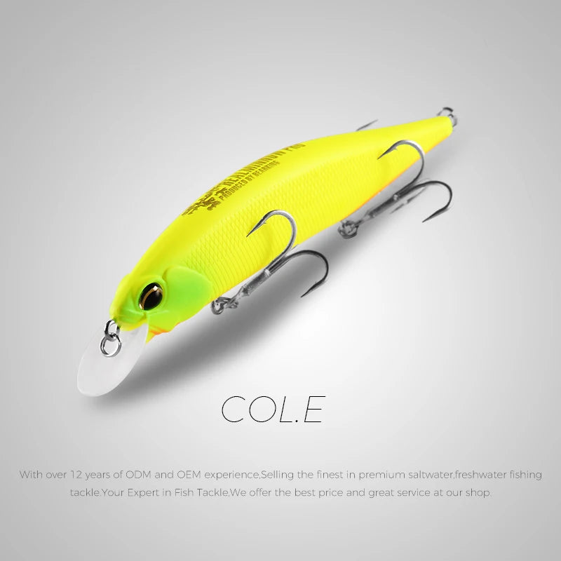 12cm 18g / 4.72in 0.63oz Jerkbait for Bass & Pike