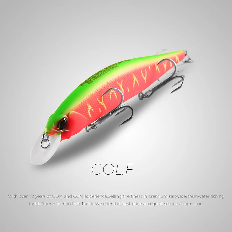 12cm 18g / 4.72in 0.63oz Jerkbait for Bass & Pike