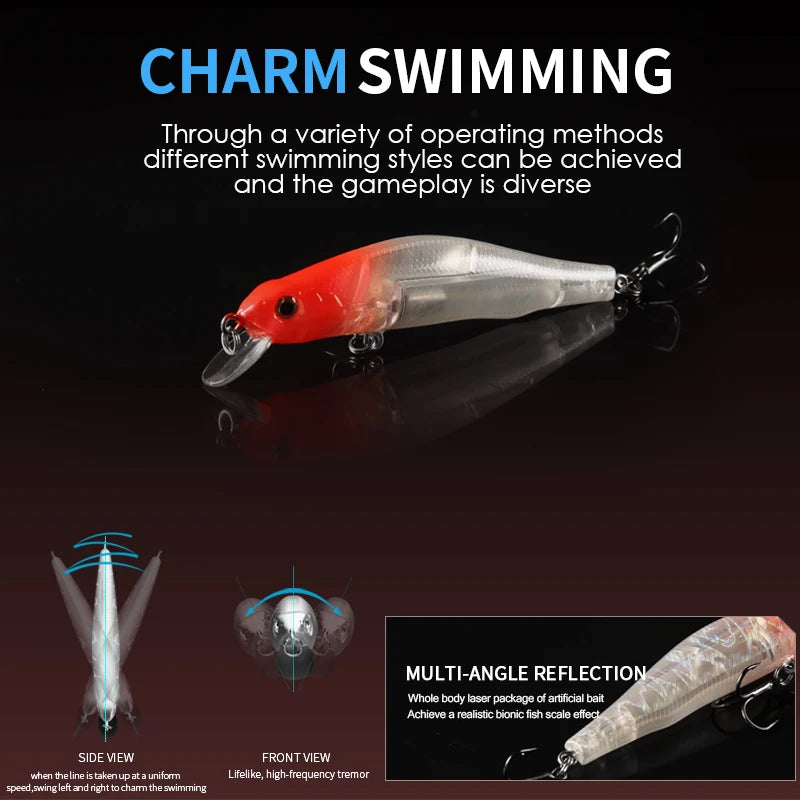 8.0cm / 3.15in Artificial Minnow Bait