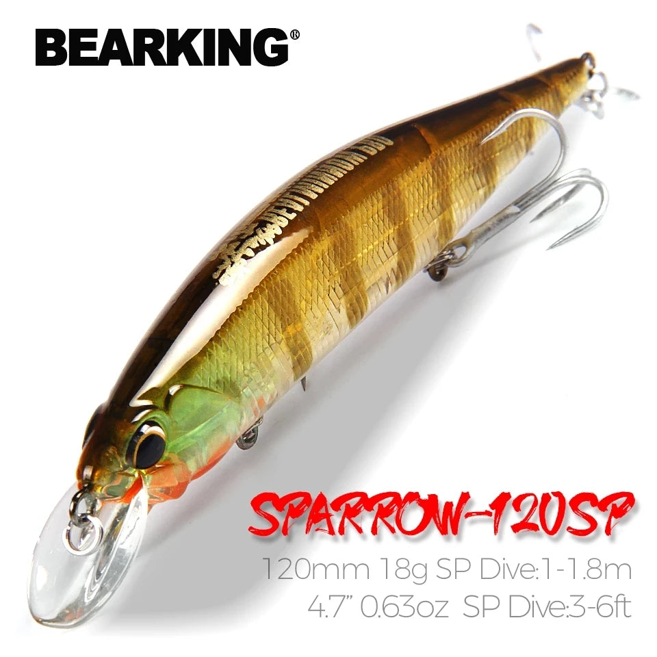 12cm 18g / 4.72in 0.63oz Jerkbait for Bass & Pike