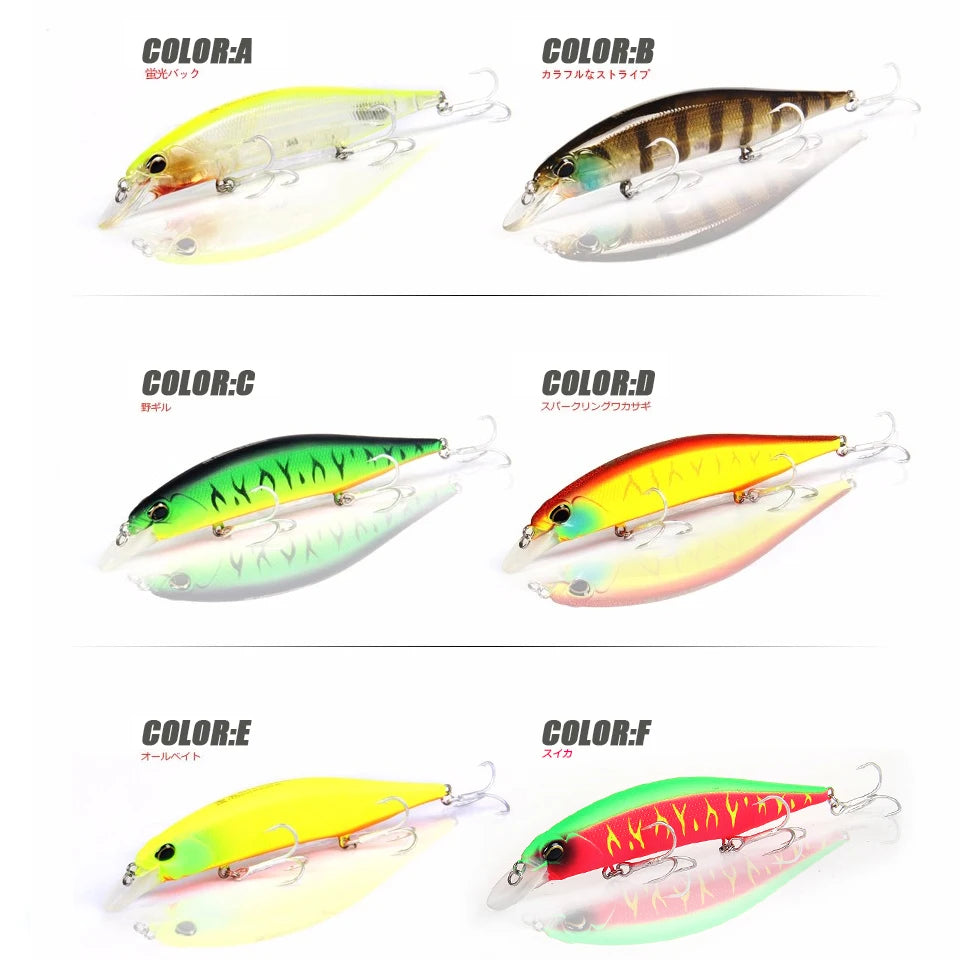 12cm 18g / 4.72in 0.63oz Jerkbait for Bass & Pike