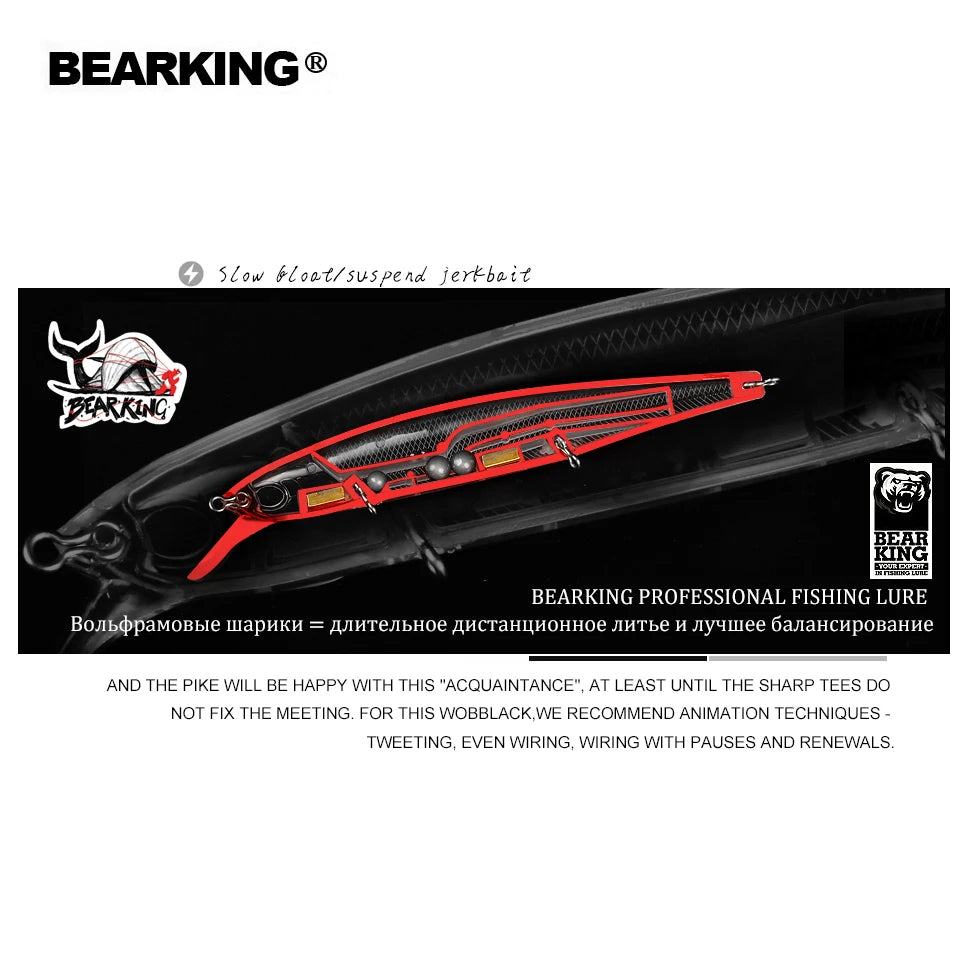 Bearking 12.8cm 23g / 5.04in 0.81oz Hard Minnow