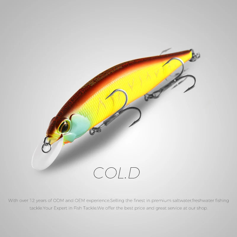 12cm 18g / 4.72in 0.63oz Jerkbait for Bass & Pike