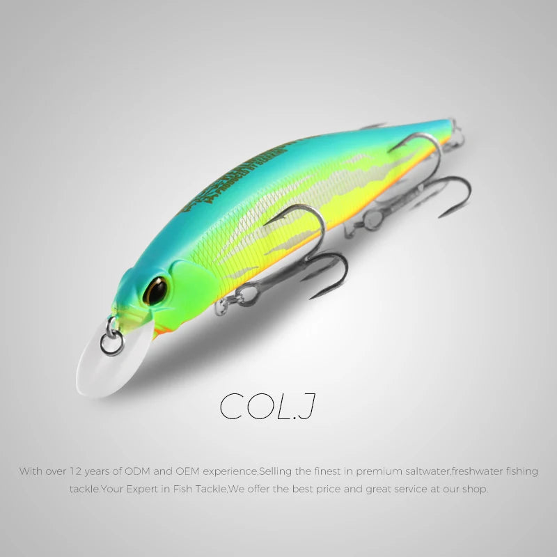 12cm 18g / 4.72in 0.63oz Jerkbait for Bass & Pike
