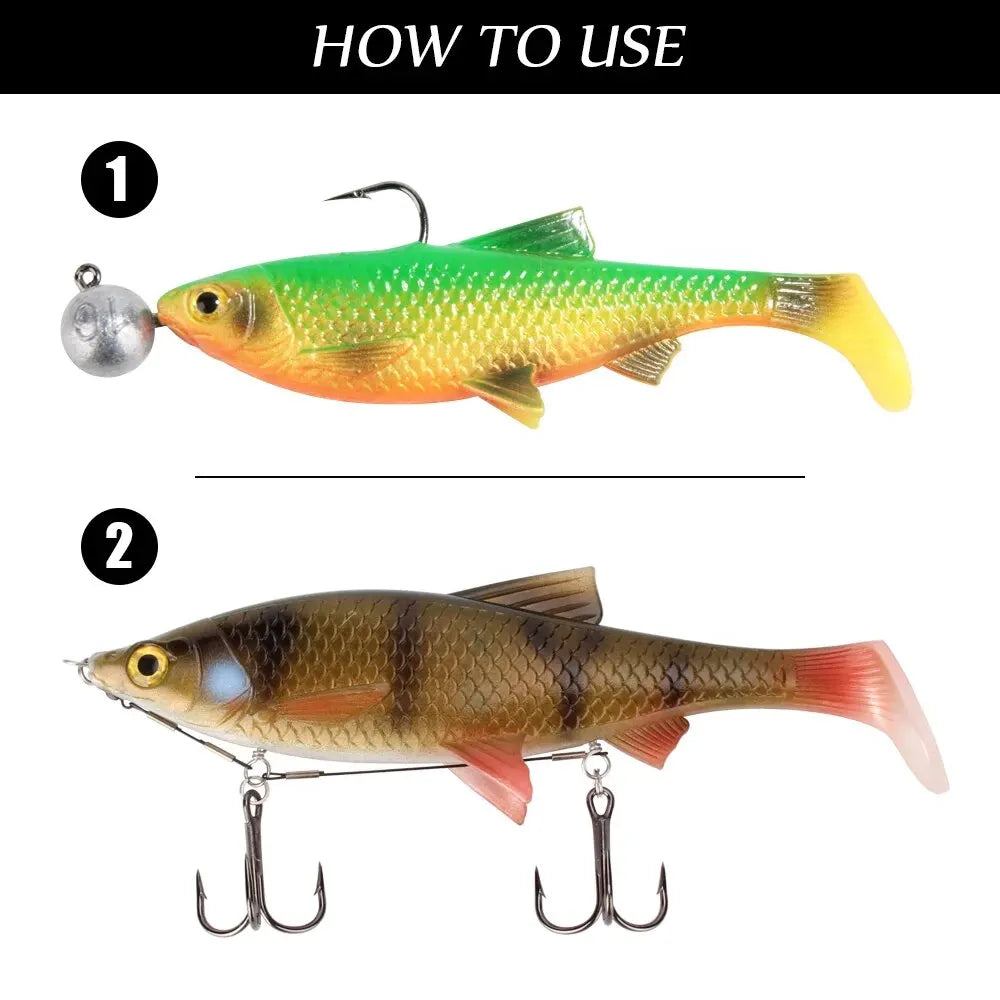 Paddle Tail Swimbait for Pike & Bass