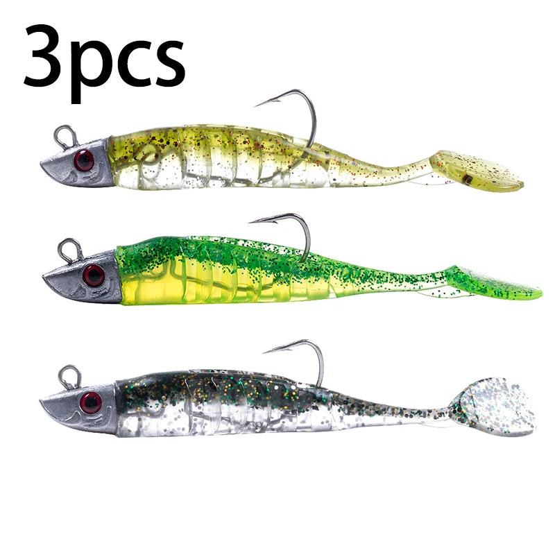 HENGJIA Jigging Head Soft Silicone Bait
