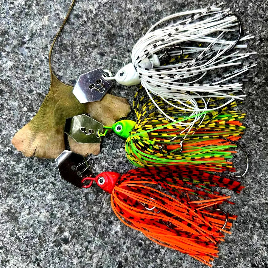 3pcs Chatterbait Weedless Bait