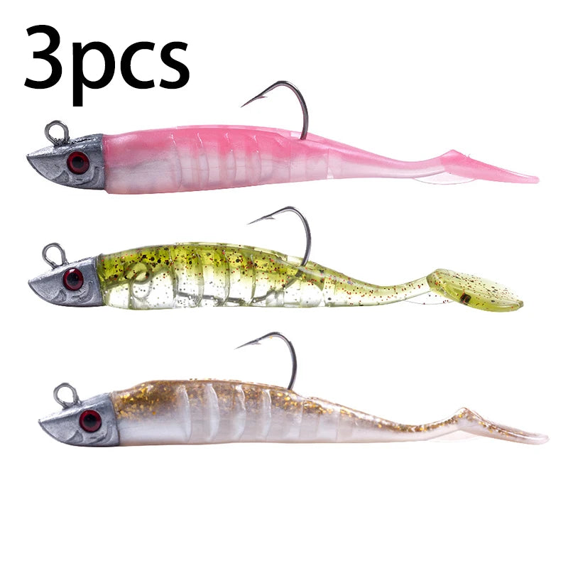 HENGJIA Jigging Head Soft Silicone Bait