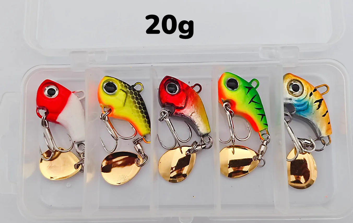 5-Piece Metal VIB Lure Set