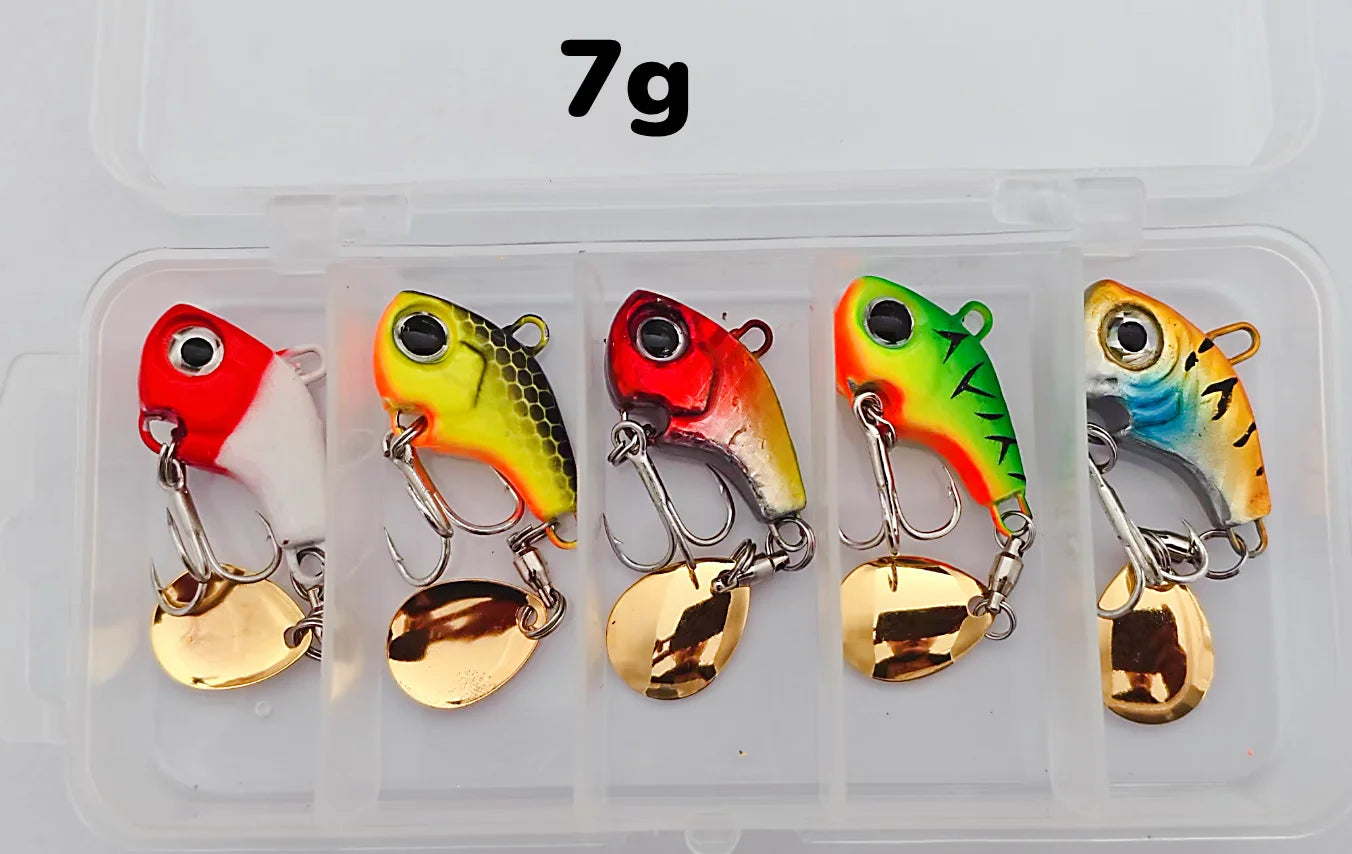5-Piece Metal VIB Lure Set