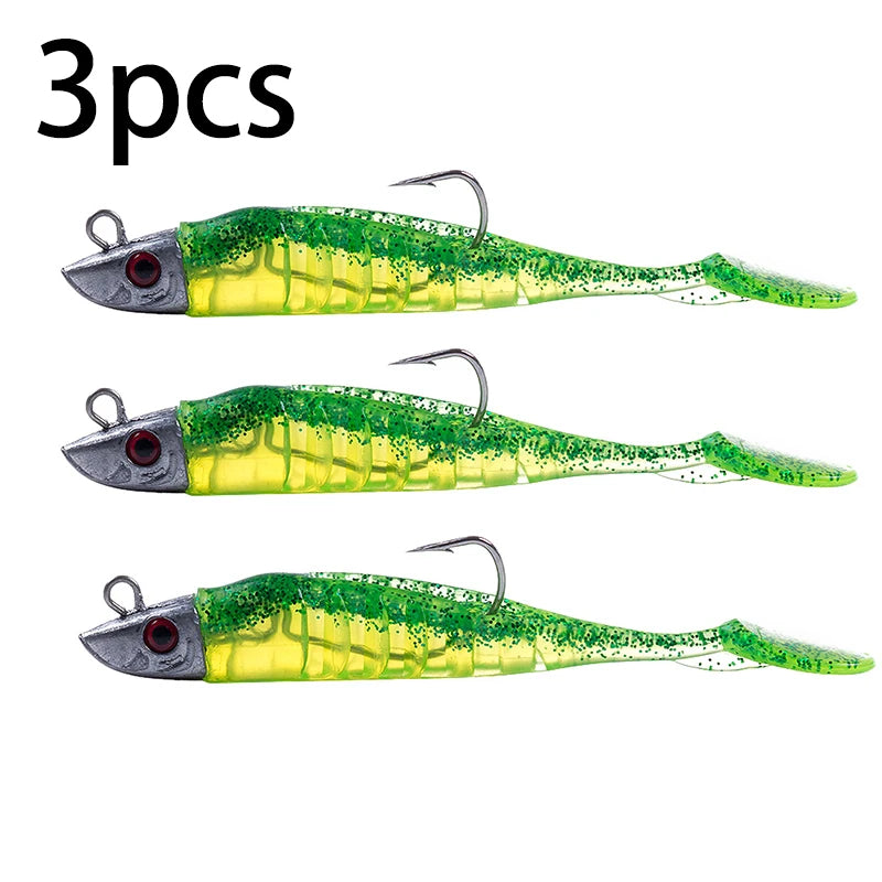 HENGJIA Jigging Head Soft Silicone Bait
