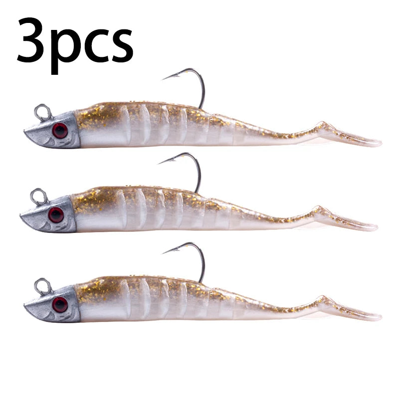 HENGJIA Jigging Head Soft Silicone Bait