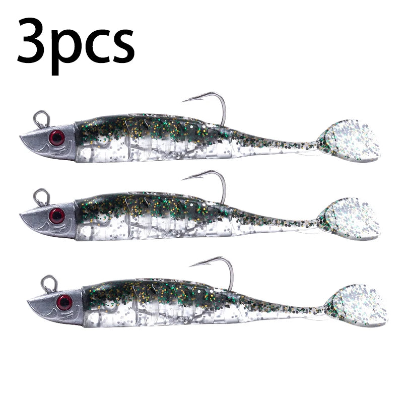 HENGJIA Jigging Head Soft Silicone Bait