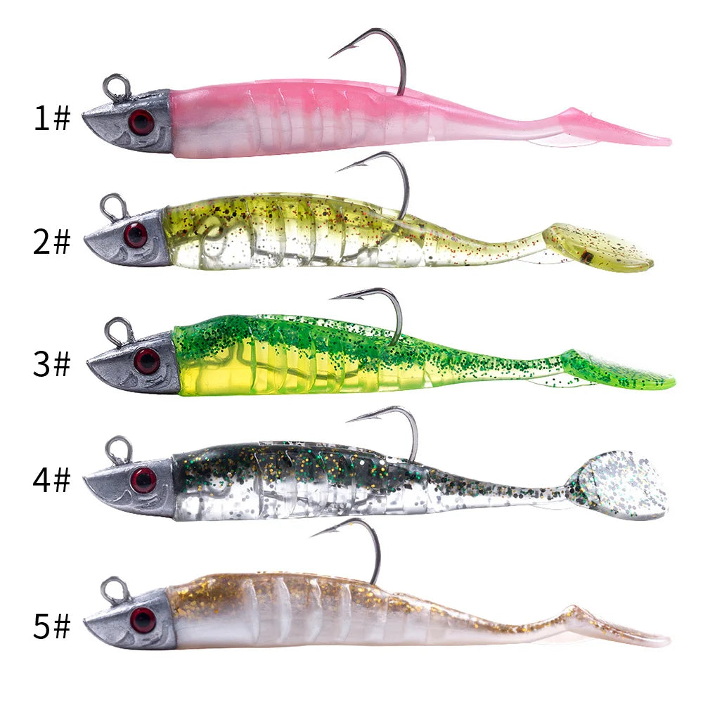 HENGJIA Jigging Head Soft Silicone Bait