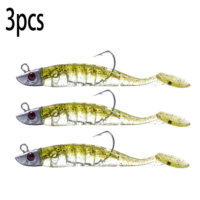 HENGJIA Jigging Head Soft Silicone Bait