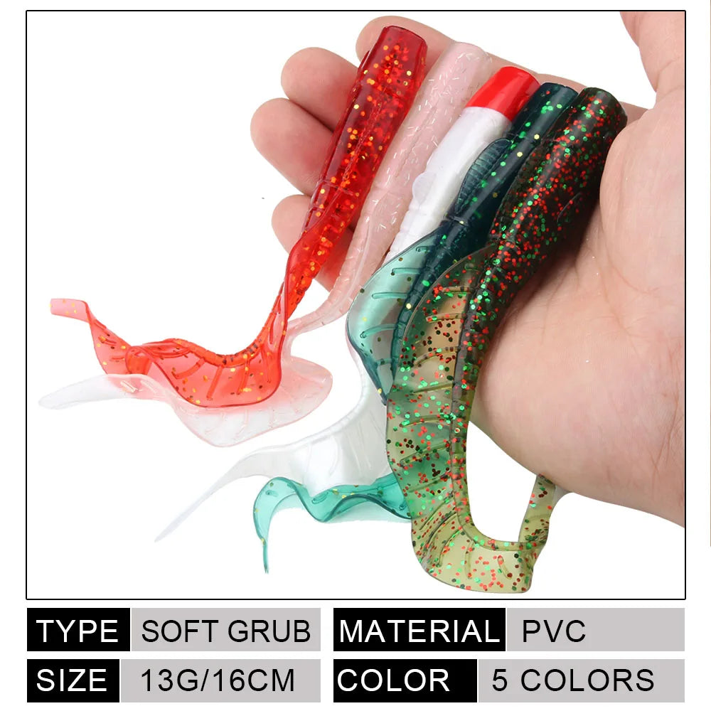 Spinpoler 16cm 3pcs Long Tail