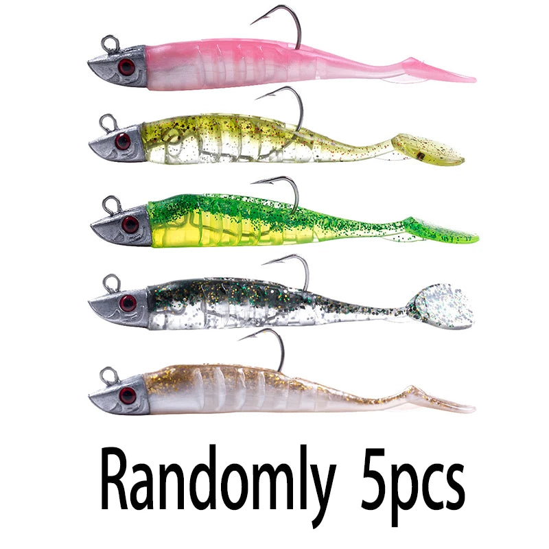 HENGJIA Jigging Head Soft Silicone Bait
