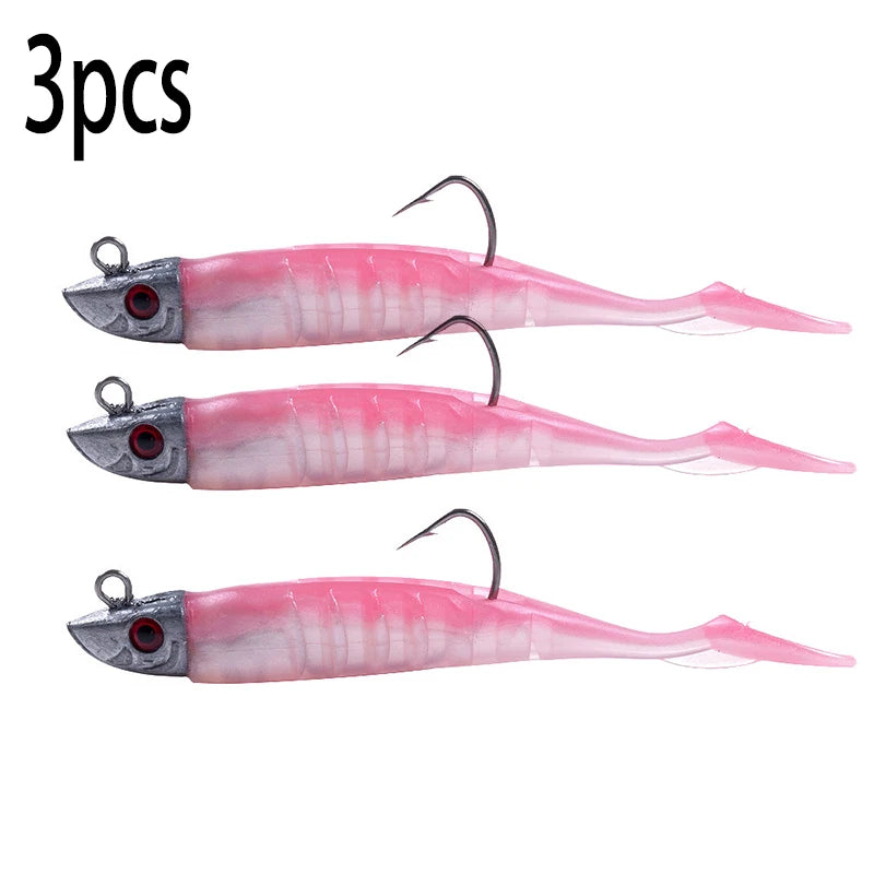 HENGJIA Jigging Head Soft Silicone Bait