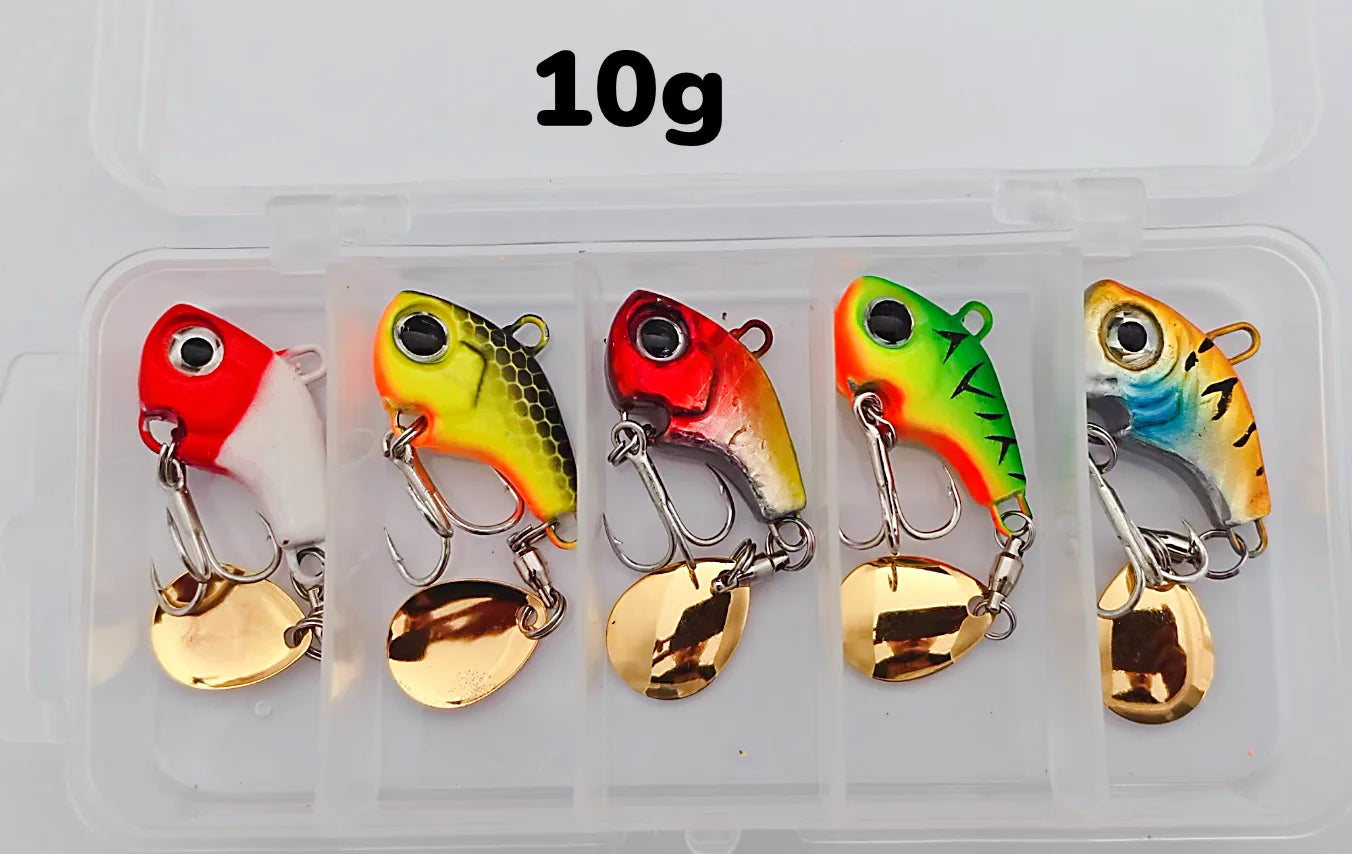 5-Piece Metal VIB Lure Set
