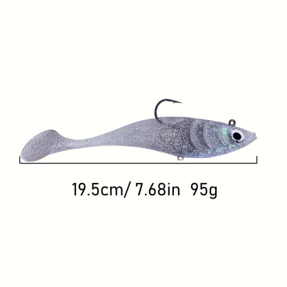 95g Lead Head Soft Swim Bait Lure