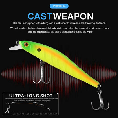 9cm / 3.54in Sinking Minnow Crankbait