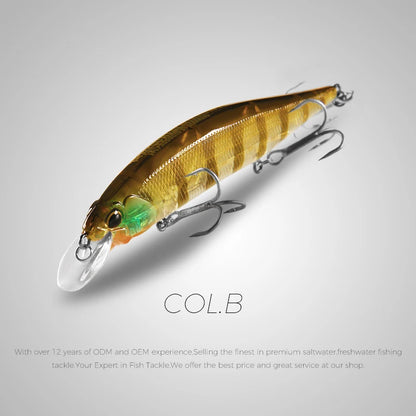 12cm 18g / 4.72in 0.63oz Jerkbait for Bass & Pike