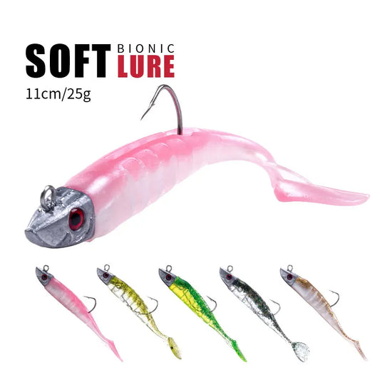 HENGJIA Jigging Head Soft Silicone Bait