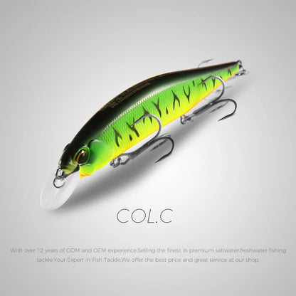 12cm 18g / 4.72in 0.63oz Jerkbait for Bass & Pike