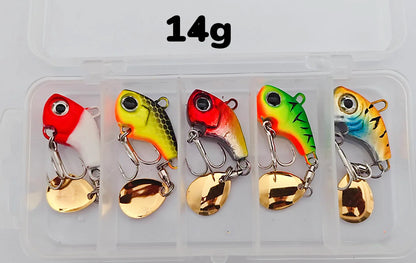 5-Piece Metal VIB Lure Set