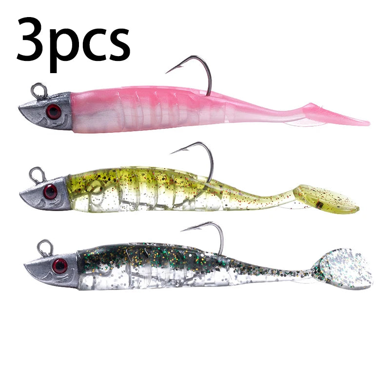HENGJIA Jigging Head Soft Silicone Bait