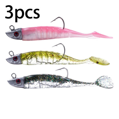 HENGJIA Jigging Head Soft Silicone Bait
