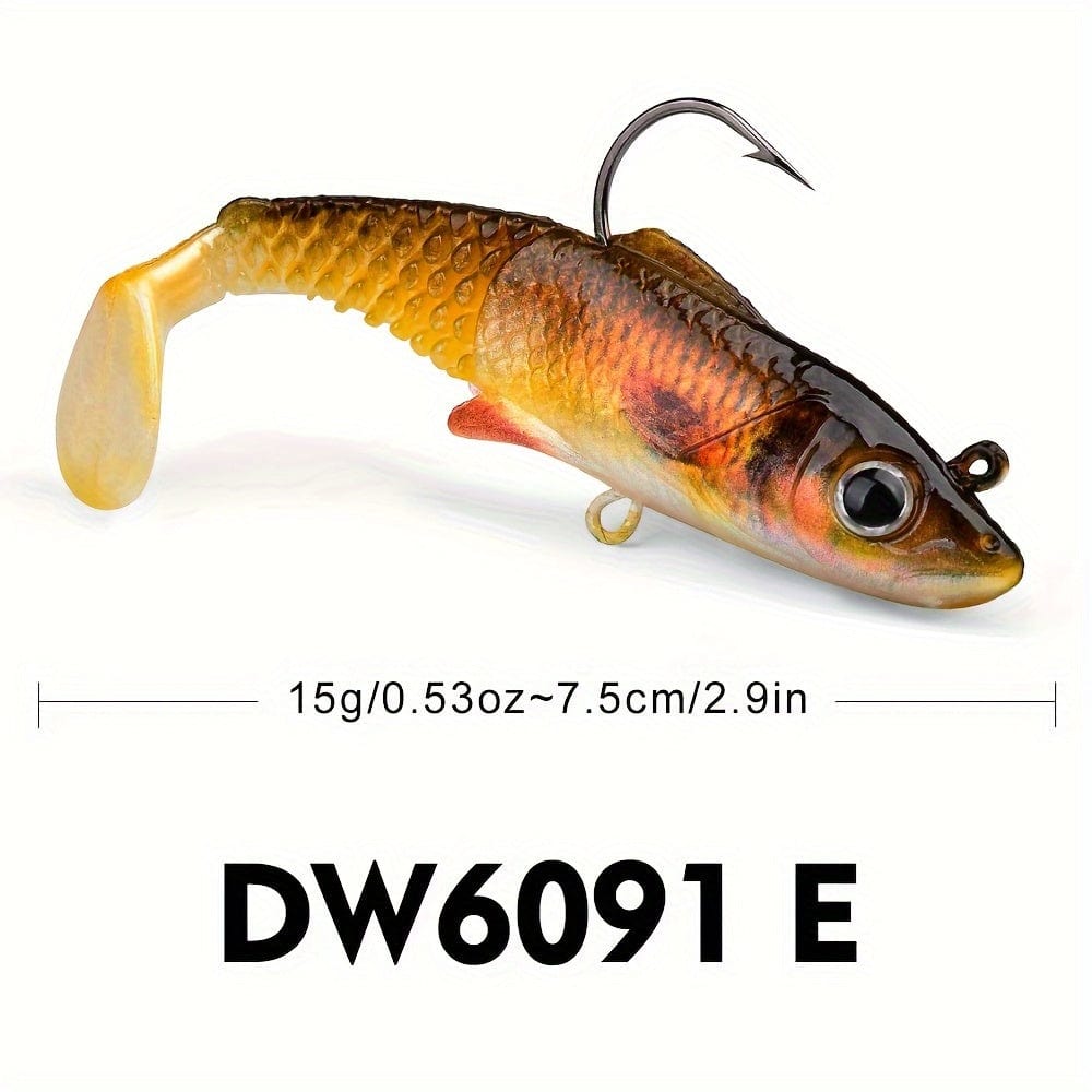PROBEROS Soft Fishing Lure Color E / 15g/0.53oz