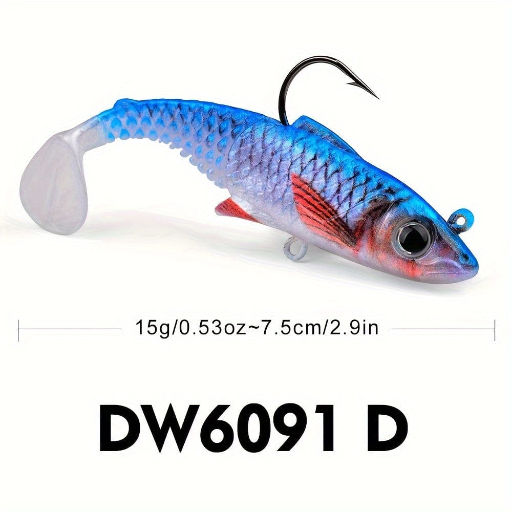 PROBEROS Soft Fishing Lure Color D / 15g/0.53oz